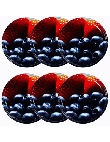 Zakrętki do słoików dekielki pokrywki nakrętki wieczka 82mm 6szt WZÓR E PZH - product 2