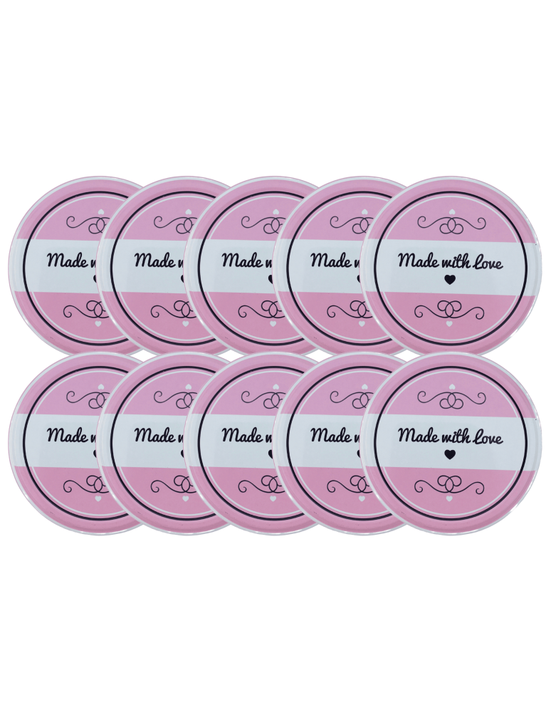 Słoiki i Dodatki - Zakrętki do słoików dekielki pokrywki nakrętki wieczka 82mm 10 szt WZÓR I - product b2b.wamar.biz 2