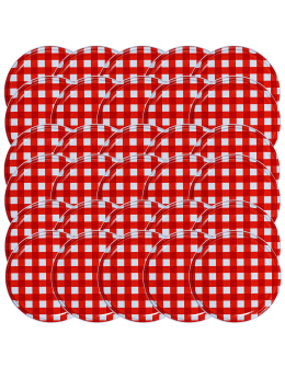 Zakrętki do słoików dekielki pokrywki nakrętki wieczka 82mm 30 szt WZÓR K - product 2