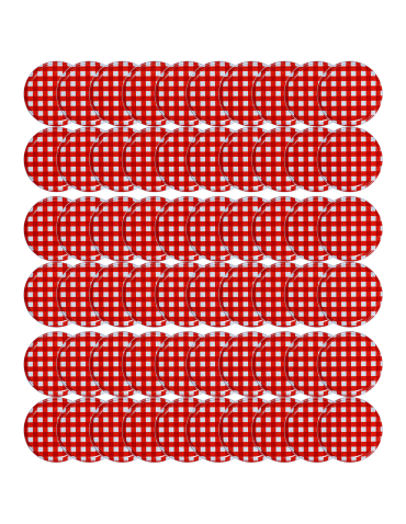 Zakrętki do słoików dekielki pokrywki nakrętki wieczka 82mm 60 szt WZÓR K - produkt 2