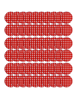 Zakrętki do słoików dekielki pokrywki nakrętki wieczka 82mm 60 szt WZÓR K - product 2