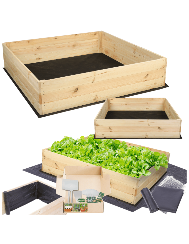 Uprawowe skrzynie ogrodowe- Warzywniaki- skrzynia do uprawy - Skrzynia na warzywa skrzynie na warzywniak inspekt donica grządka 27x80x80 - product b2b.wamar.biz 1