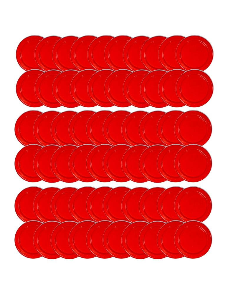 Słoiki i Dodatki - Zakrętki do słoików dekielki pokrywki nakrętki wieczka 82mm 60 szt WZÓR R - product b2b.wamar.biz 2