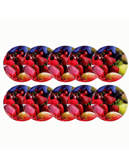 Zakrętki do słoików dekielki pokrywki nakrętki wieczka 82mm 10 szt WZÓR U - product 2