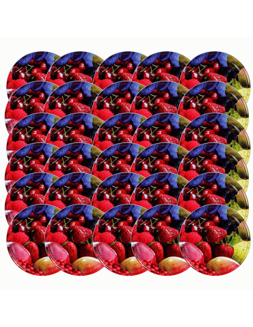 Zakrętki do słoików dekielki pokrywki nakrętki wieczka 82mm 30 szt WZÓR U - product 2