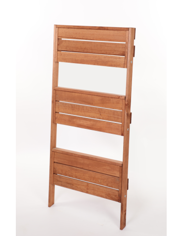 Wielopoziomowe kwietniki - Drewniany kwietnik opierany o ścianę stojak regał na rośliny 115x37cm EKO - produkt 6