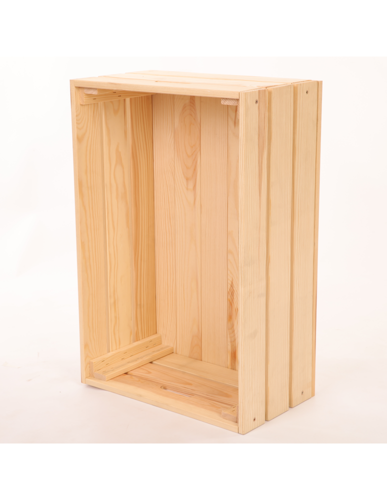 Meble skrzynkowe (półki ze skrzynek) - Drewniana skrzynka półka regał szafka wisząca na ścianę EKO DREWNO DUŻA - product b2b.wamar.biz 2