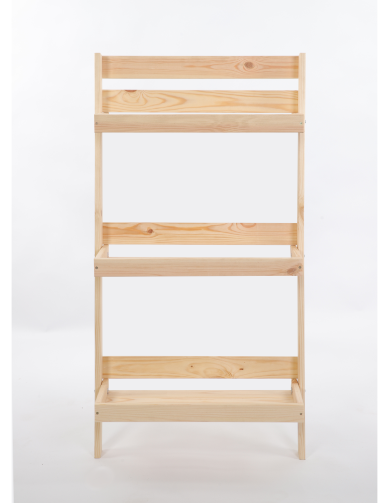 Wielopoziomowe kwietniki - Kwietnik drewniany opierany o ścianę stojak regał na rośliny 115x57cm EKO - product b2b.wamar.biz 6