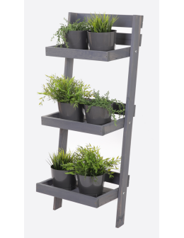 Drewniany kwietnik opierany o ścianę stojak regał na rośliny 115x57cm EKO - product 2