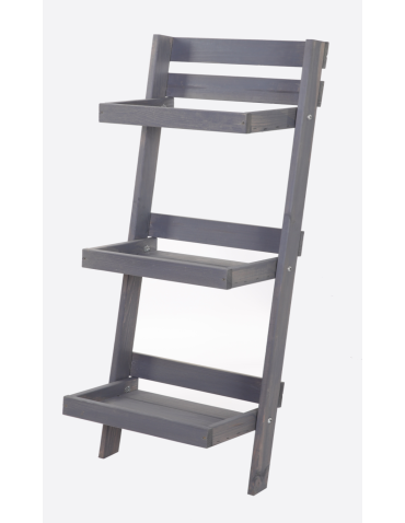 Wielopoziomowe kwietniki - Drewniany kwietnik opierany o ścianę stojak regał na rośliny 115x57cm EKO - produkt 3