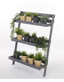 Drewniany kwietnik opierany o ścianę stojak regał na rośliny 115x77cm EKO - product 2