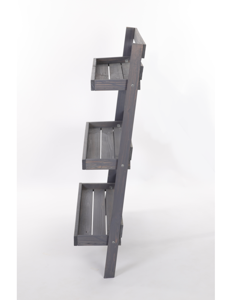 Wielopoziomowe kwietniki - Drewniany kwietnik opierany o ścianę stojak regał na rośliny 115x77cm EKO - product b2b.wamar.biz 5