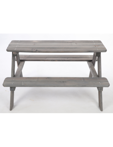 Stoły i ławki - Stół piknikowy z ławkami stół ogrodowy drewniany stolik dla dzieci 1-5 lat - produkt 3