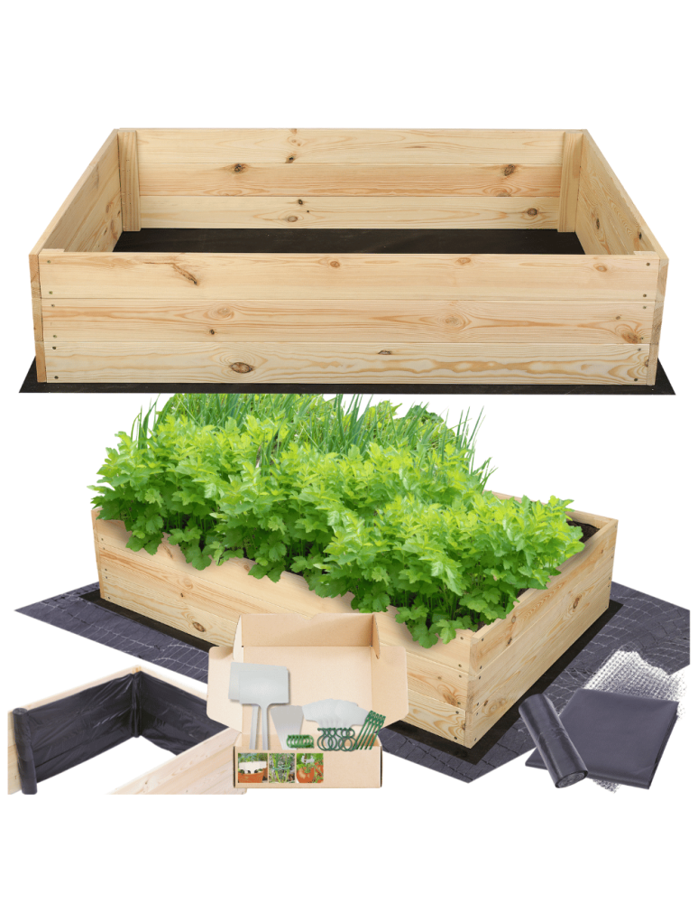 Uprawowe skrzynie ogrodowe- Warzywniaki- skrzynia do uprawy - Skrzynia na warzywa skrzynie na warzywniak inspekt donica grządka 27x120x80 - product b2b.wamar.biz 1