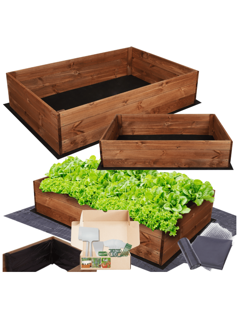 Uprawowe skrzynie ogrodowe- Warzywniaki- skrzynia do uprawy - Skrzynia na warzywa skrzynie na warzywniak inspekt donica grządka 27x120x100 - product b2b.wamar.biz 1