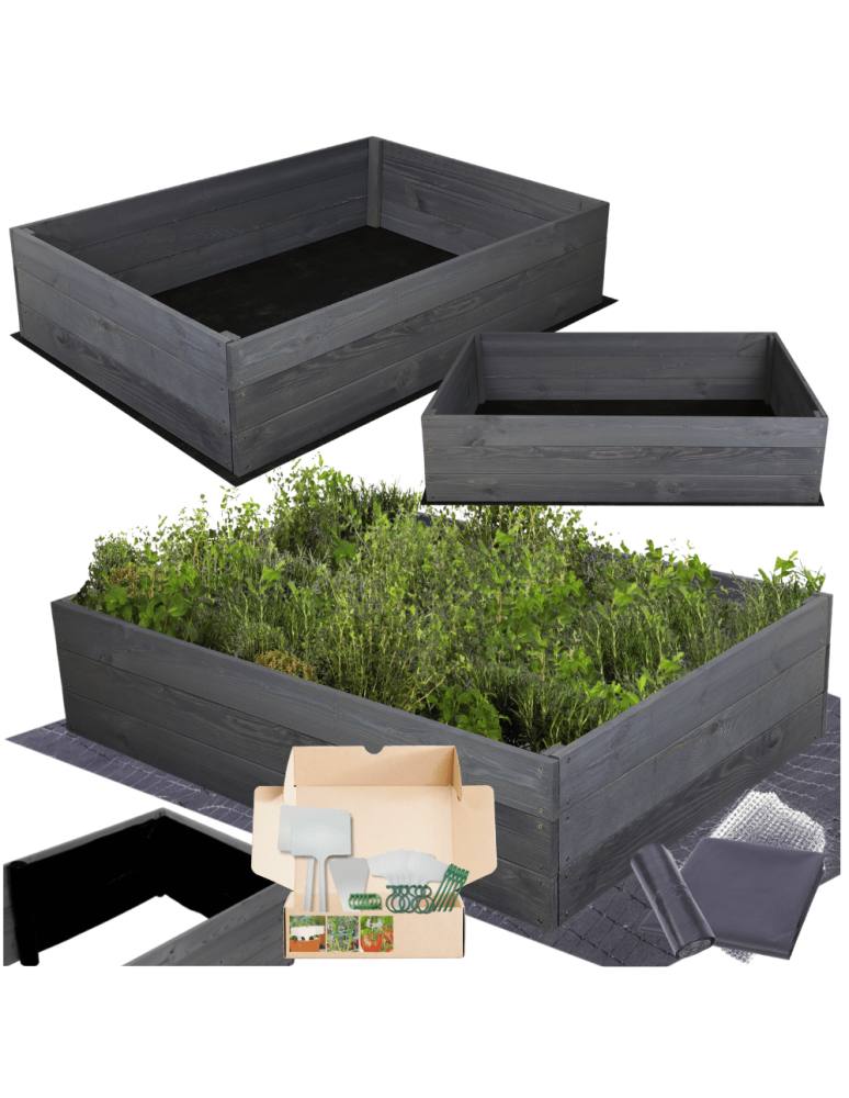 Uprawowe skrzynie ogrodowe- Warzywniaki- skrzynia do uprawy - Skrzynia na warzywa skrzynie na warzywniak inspekt donica grządka 27x120x100 - product b2b.wamar.biz 1