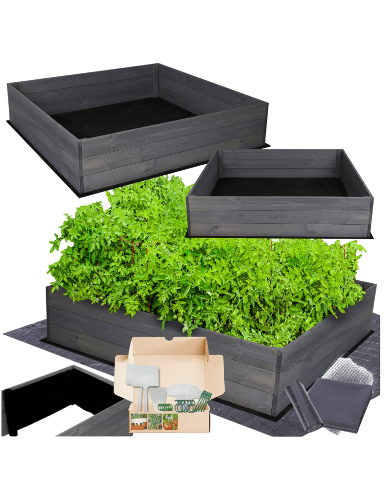 Uprawowe skrzynie ogrodowe- Warzywniaki- skrzynia do uprawy - Skrzynia na warzywa skrzynie na warzywniak inspekt donica grządka 27x120x120 - product b2b.wamar.biz 1