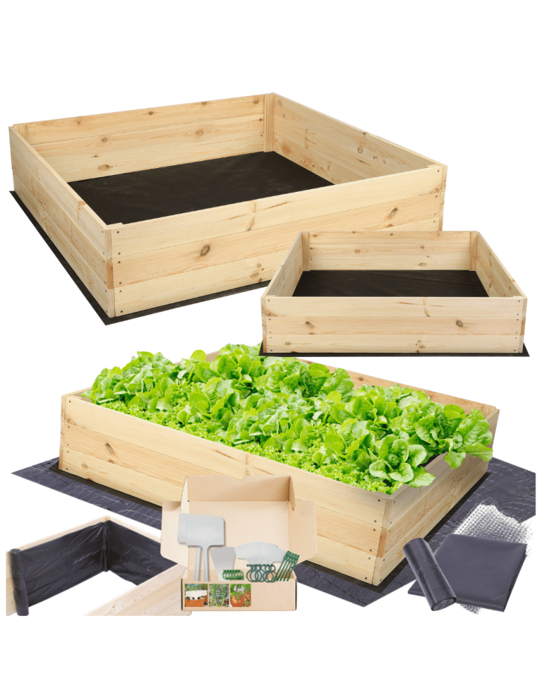 Uprawowe skrzynie ogrodowe- Warzywniaki- skrzynia do uprawy - Skrzynia na warzywa skrzynie na warzywniak inspekt donica grządka 27x120x120 - product b2b.wamar.biz 1