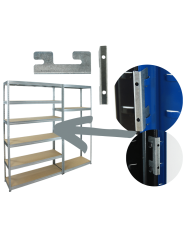 Regały Magazynowe - Regał metalowy HELIOS 90x120x45cm 3Px275kg - product 9