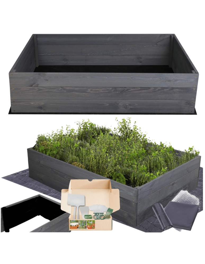 Uprawowe skrzynie ogrodowe- Warzywniaki- skrzynia do uprawy - Skrzynia na warzywa skrzynie na warzywniak inspekt donica grządka 27x120x90 - product b2b.wamar.biz 1