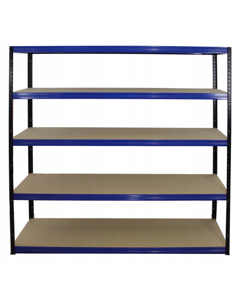 Regały - Regał Helios 213x150x45 cm 5 półek/275kg Niebiesko-Niebieski - product b2b.wamar.biz 1