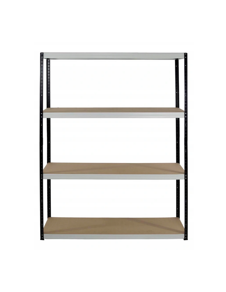 Regały - Regał Helios 213x150x45 cm 4 półki/175kg Czarno-biały - product b2b.wamar.biz 1