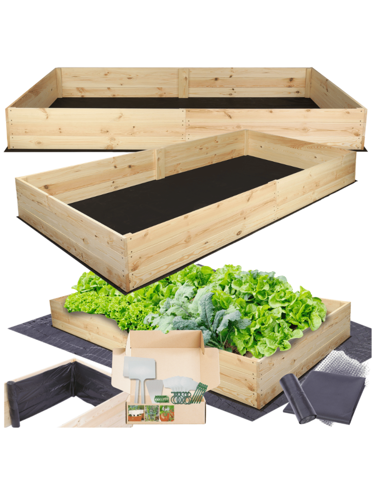 Uprawowe skrzynie ogrodowe- Warzywniaki- skrzynia do uprawy - Skrzynia na warzywa skrzynie na warzywniak inspekt donica grządka 27x200x80 - product b2b.wamar.biz 1