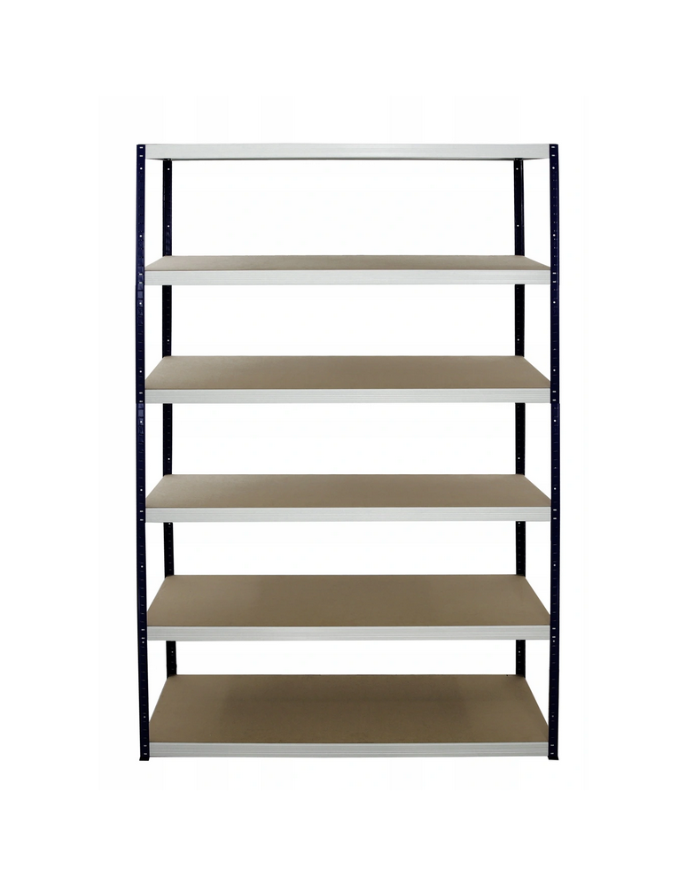 Regały - Regał Helios 213x180x50 cm 6 półek/275kg Czarno-biały - produkt b2b.wamar.biz 1
