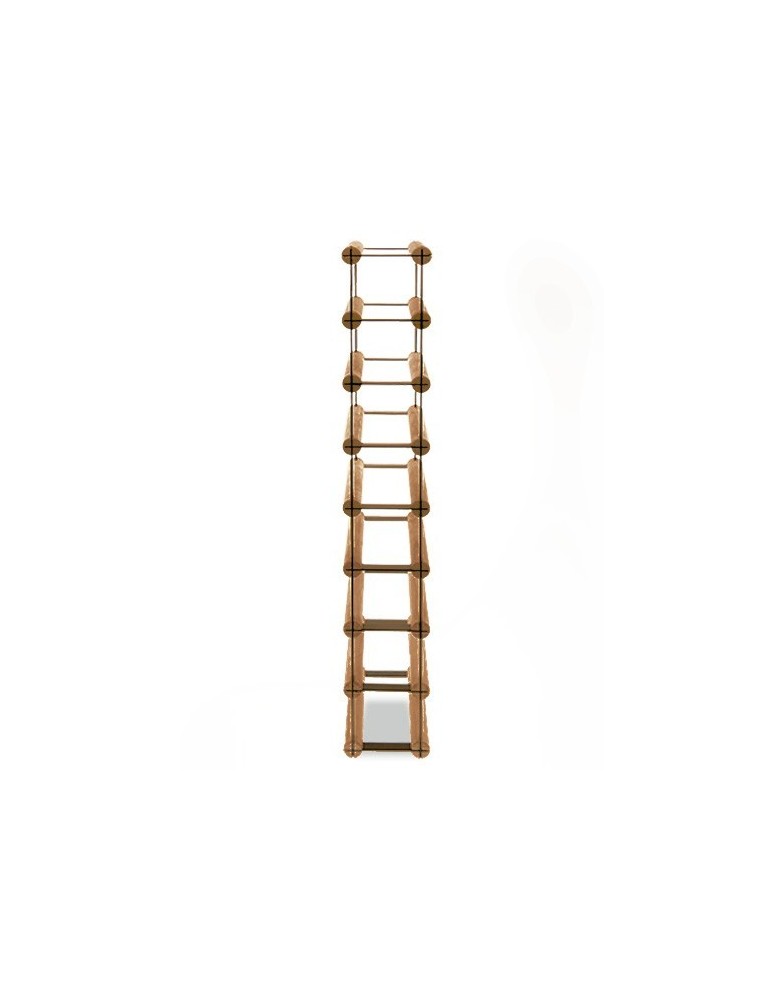 Regały - Stojak na 8 Butelek Szklanych/ PET — RW-8/ 1x8 — Brązowy - product b2b.wamar.biz 1