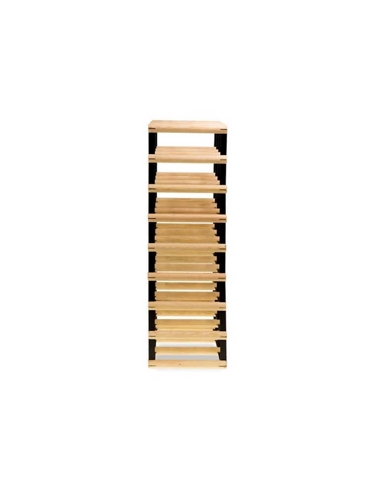Regały - Stojak na 24 Butelki Szklane/ PET — RW-8/ 3x8 — Surowy - product b2b.wamar.biz 1