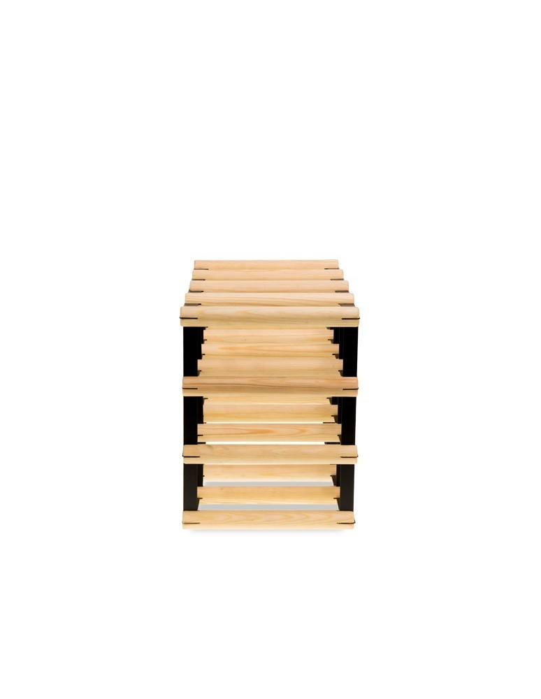 Regały - Stojak na 12 Butelek Szklanych/ PET — RW-8/ 4x3 — Surowy - product b2b.wamar.biz 1