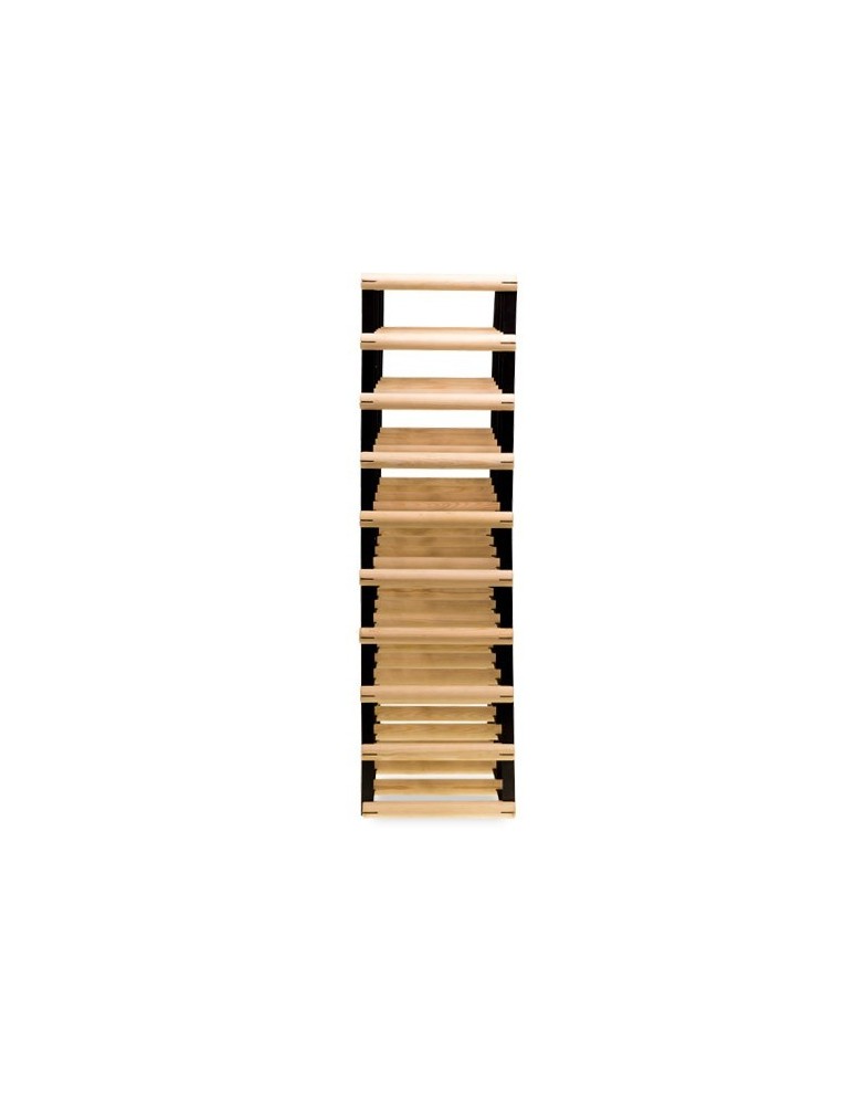 Regały - Stojak na 36 Butelek Szklanych/ PET — RW-8/ 4x9 — Surowy - product b2b.wamar.biz 1