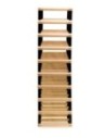 Stojak na 36 Butelek Szklanych/ PET — RW-8/ 4x9 — Surowy