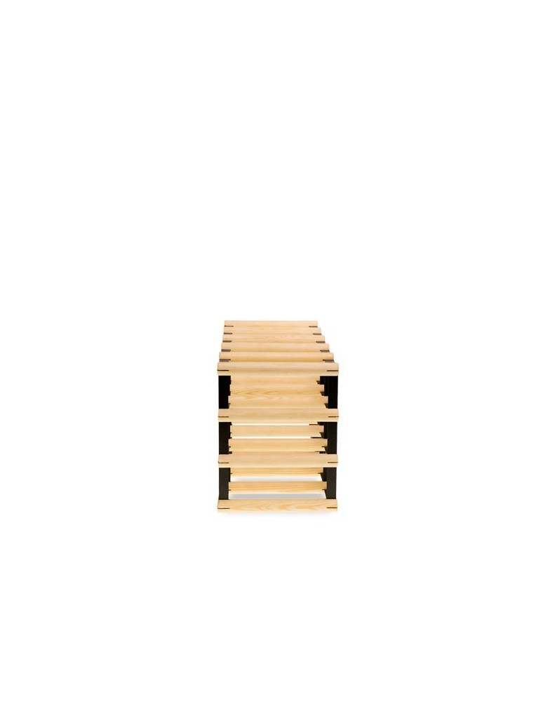 Regały - Stojak na 15 Butelek Szklanych/ PET — RW-8/ 5x3 — Surowy - product b2b.wamar.biz 1