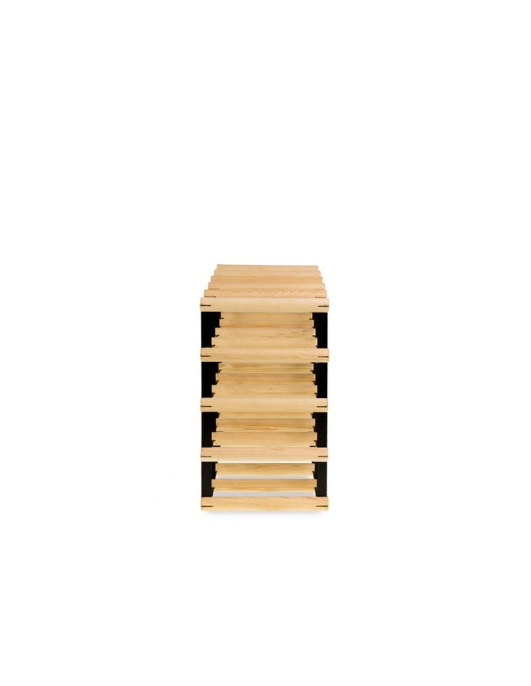 Regały - Stojak na 20 Butelek Szklanych/ PET — RW-8/ 5x4 — Surowy - product b2b.wamar.biz 1
