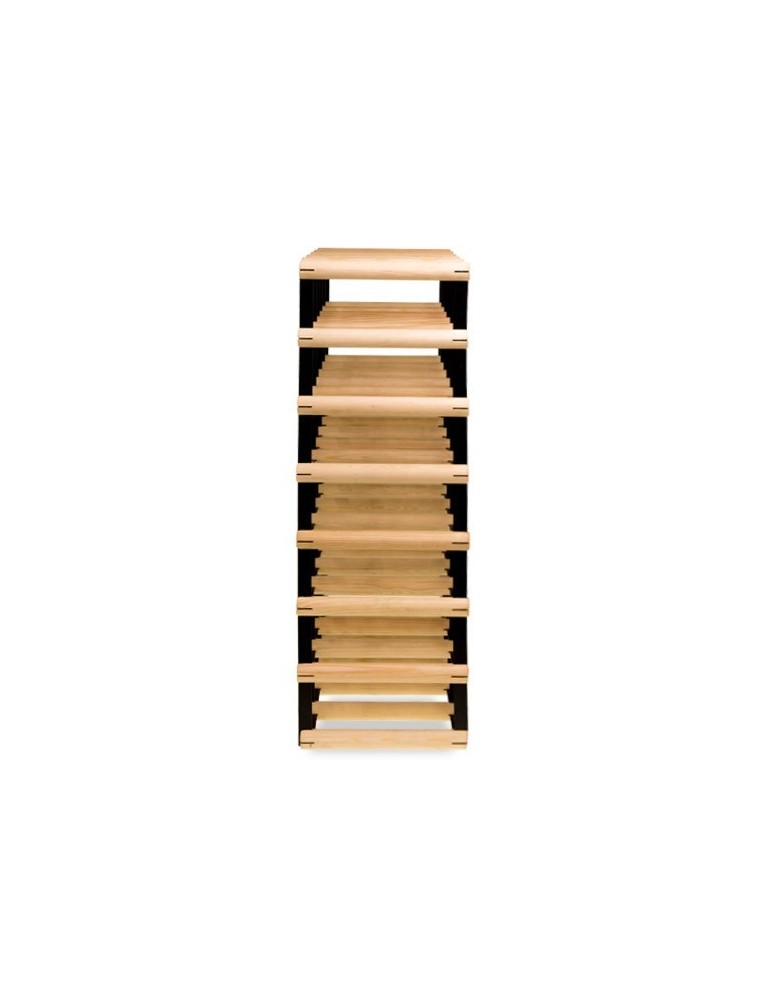 Regały - Stojak na 35 Butelek Szklanych/ PET — RW-8/ 5x7 — Surowy - product b2b.wamar.biz 1
