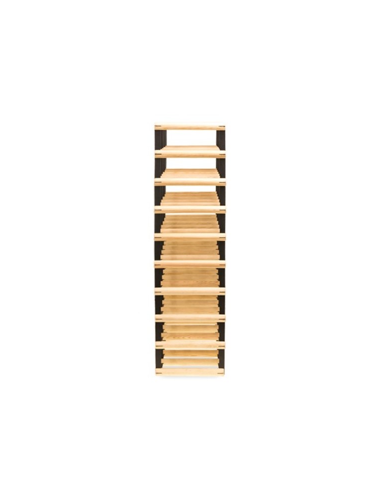 Regały - Stojak na 45 Butelek Szklanych/ PET — RW-8/ 5x9 — Surowy - product b2b.wamar.biz 1