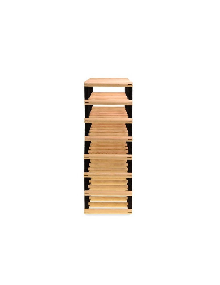 Regały - Stojak na 42 Butelki Szklane/ PET — RW-8/ 6x7 — Surowy - product b2b.wamar.biz 1