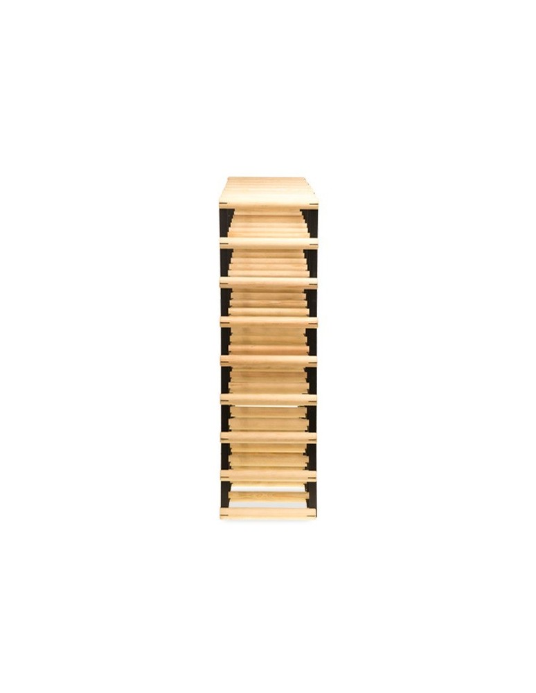 Regały - Stojak na 56 Butelek Szklanych/ PET — RW-8/ 7x8 — Surowy - product b2b.wamar.biz 1