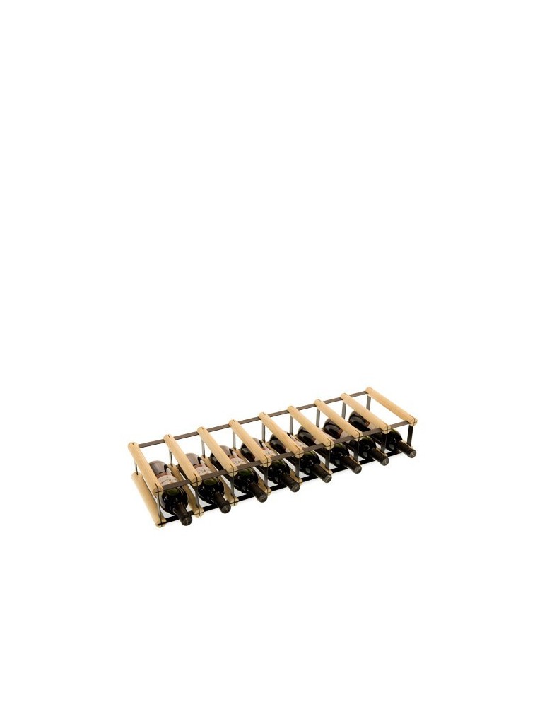 Regały - Stojak na 8 Butelek Szklanych/ PET — RW-8/ 8x1 — Surowy - product b2b.wamar.biz 1