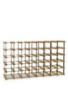 Stojak na 40 Butelek Szklanych/ PET — RW-8/ 8x5 — Surowy