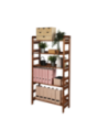 Regał Modułowy Prosty 159,2x80x34,4 cm 5 Półek BERDO Brązowy