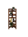 Regał Modułowy Narożnik 120,8x34,4x34,4cm 4 Półki BERDO Brązowy
