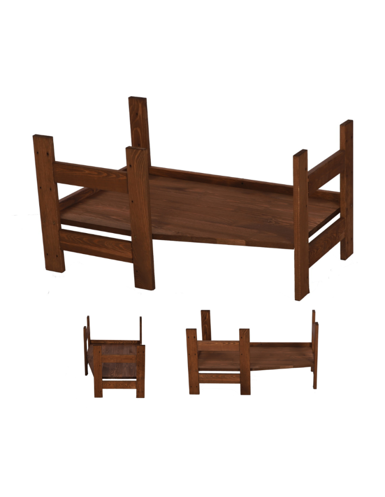 Regały - Moduł Nadstawka Wewnętrzna 38,4x72x44,8cm 1 Półka BERDO Brązowy - product b2b.wamar.biz 1