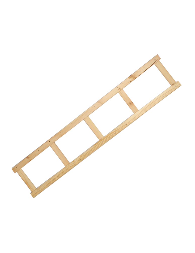 Regały - Bok do regału drewnianego LSR ramka noga 162,6 cm Naturalny - produkt b2b.wamar.biz 1