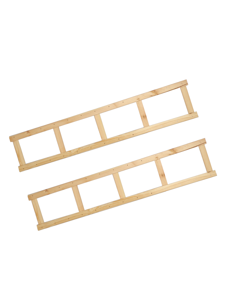 Regały - Bok 2 szt do regału drewnianego LSR ramka noga 162,6 cm Naturalny - product b2b.wamar.biz 1