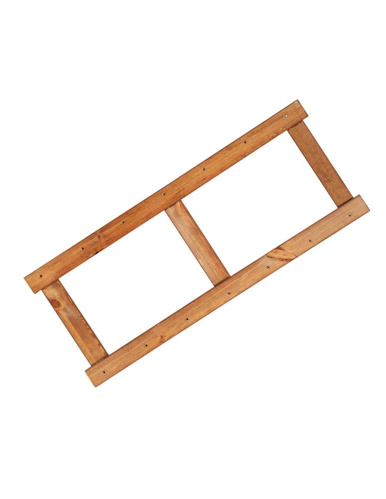 Regały - Bok do regału drewnianego LSR ramka noga 85,8 cm Brązowy - product b2b.wamar.biz 1