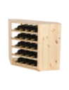 Modułowy/ Narożny Regał na Wino RW61 (5 Leżni) – Naturalne Drewno