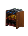 Drewniany regał na wino - RW31 /na 9 butelek/ Brązowy