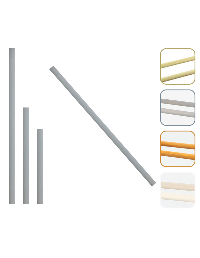 Regały - Drążek drewniany do regału RBS /dł.90 cm/ Szary - product b2b.wamar.biz 1